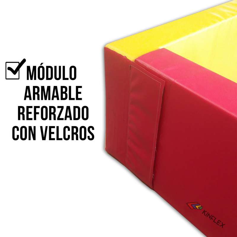 Alberca Cuadrada 2 x 2 mts x 45 cm con 1500 pelotas ARMABLE CON VELCROS